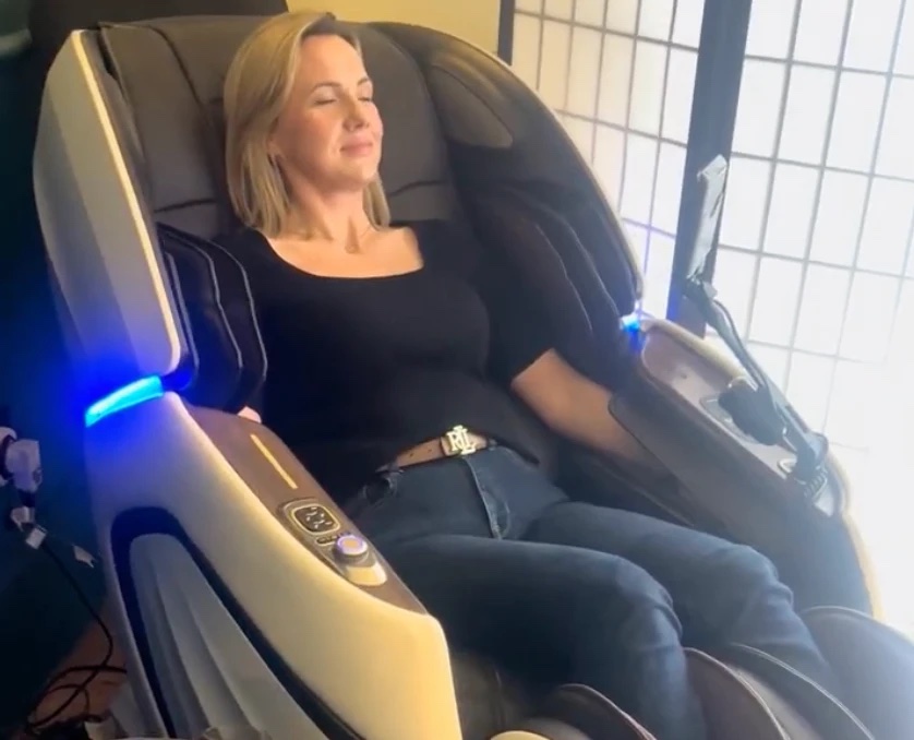 AI massage chair at Floatwell Cambridge