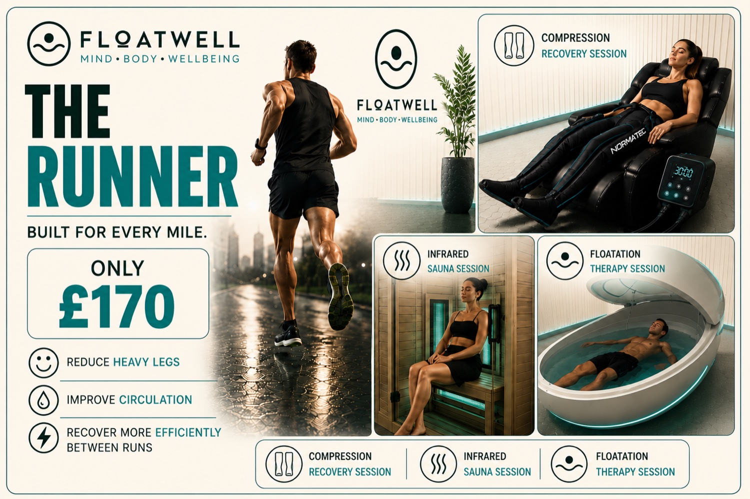 The Runner Recovery System at Floatwell Cambridge