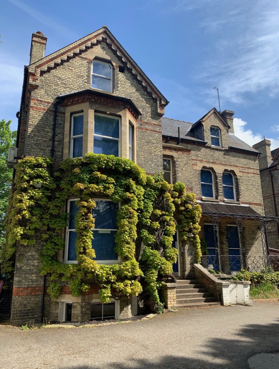 The restored Victorian villa that houses Floatwell, minutes from Cambridge station